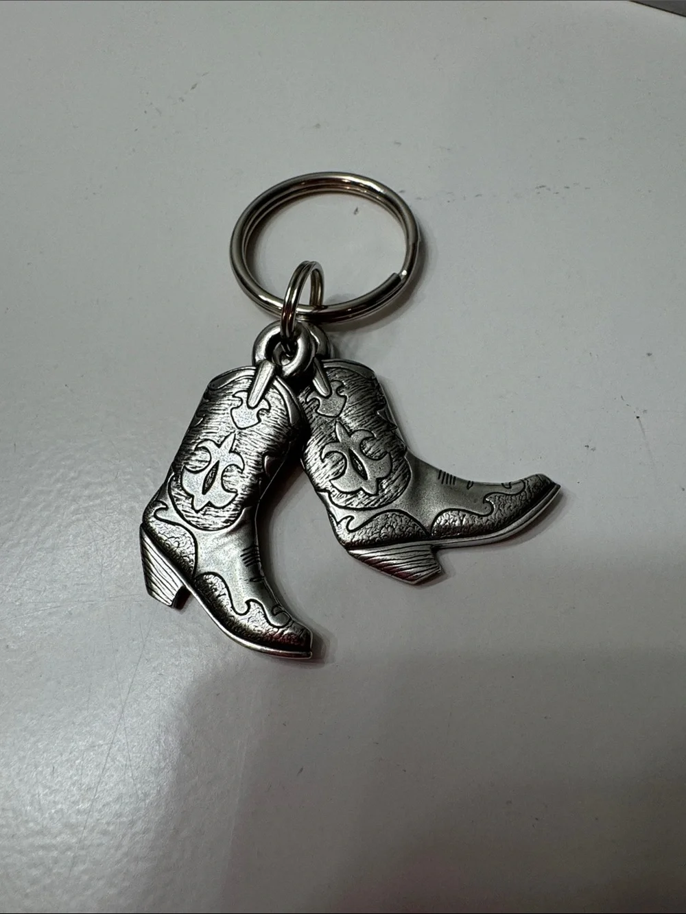 Danforth Pewter Western-Inspired Cowboy Boot Keyring
